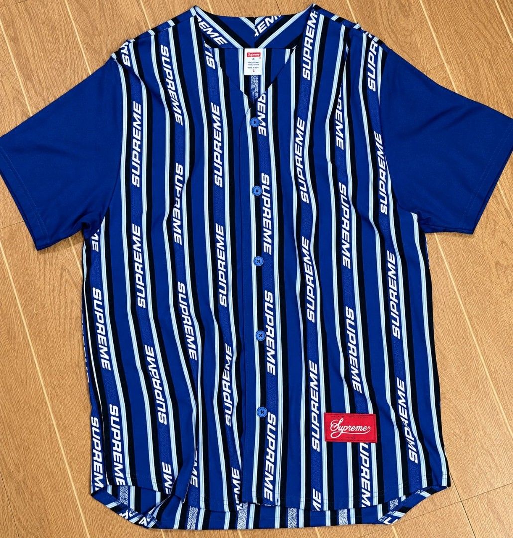 Supreme Baseball Jersey Navy (Category: Tshirts & Polo Shirts ) located in Manila. Submitted by ajaaafightt (Listing ID 1460866355, Image 2). Description: Supreme Baseball Jersey Navy -Size Medium -Used Good Condition -No Issue 1,695 only! Supreme Baseball Jersey Black -Size Medium -Used Good Condition -No Issue 1,695 only! Negotiable! Check all you want! Can do Meetup/Shipping! DM me for more info! 📩.