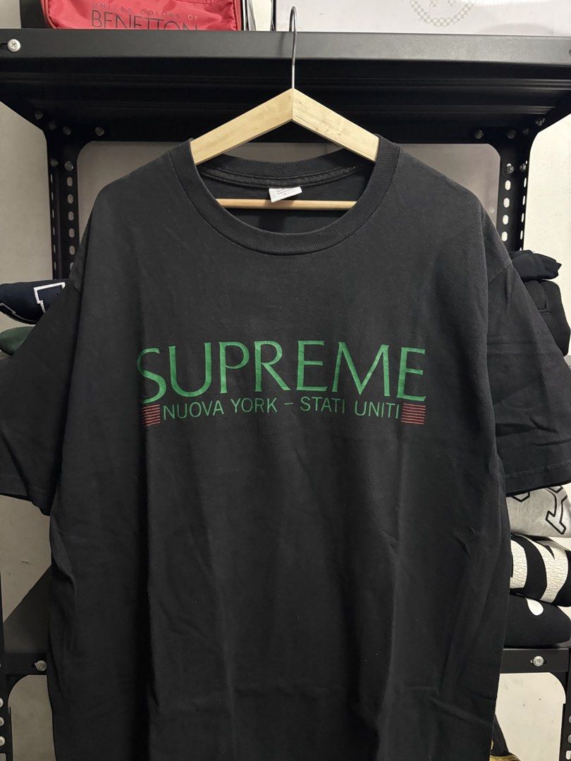 supreme nouva york black tee (Category: Tshirts & Polo Shirts ) located in Manila. Submitted by bigassforehead (Listing ID 1460853988, Image 3). Description: supreme nouva york black tee L / 23 x 29 minimal hairlines mnl.