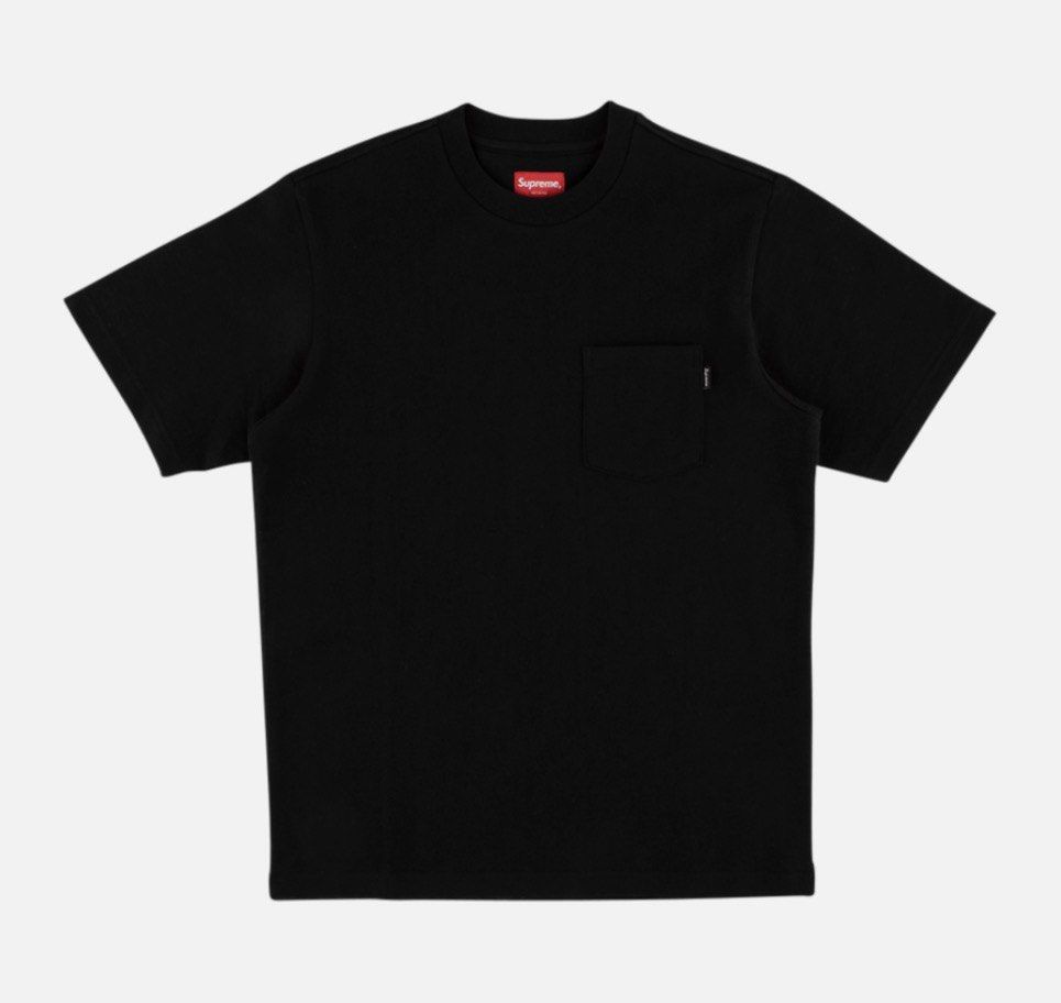 supreme pocket tee (Category: Tshirts & Polo Shirts ) located in Manila. Submitted by bigassforehead (Listing ID 1460852346, Image 1). Description: supreme pocket black tee M / 21.5 x 28 minimal hairlines mnl.