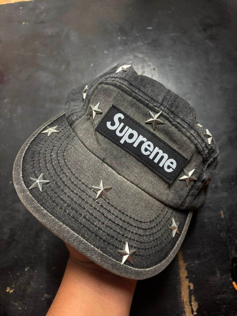 S$upreme star studded (Category: Caps & Hats) located in Navotas City. Submitted by DalVintage (Listing ID 1460908223, Image 1). Description: off legit as new.
