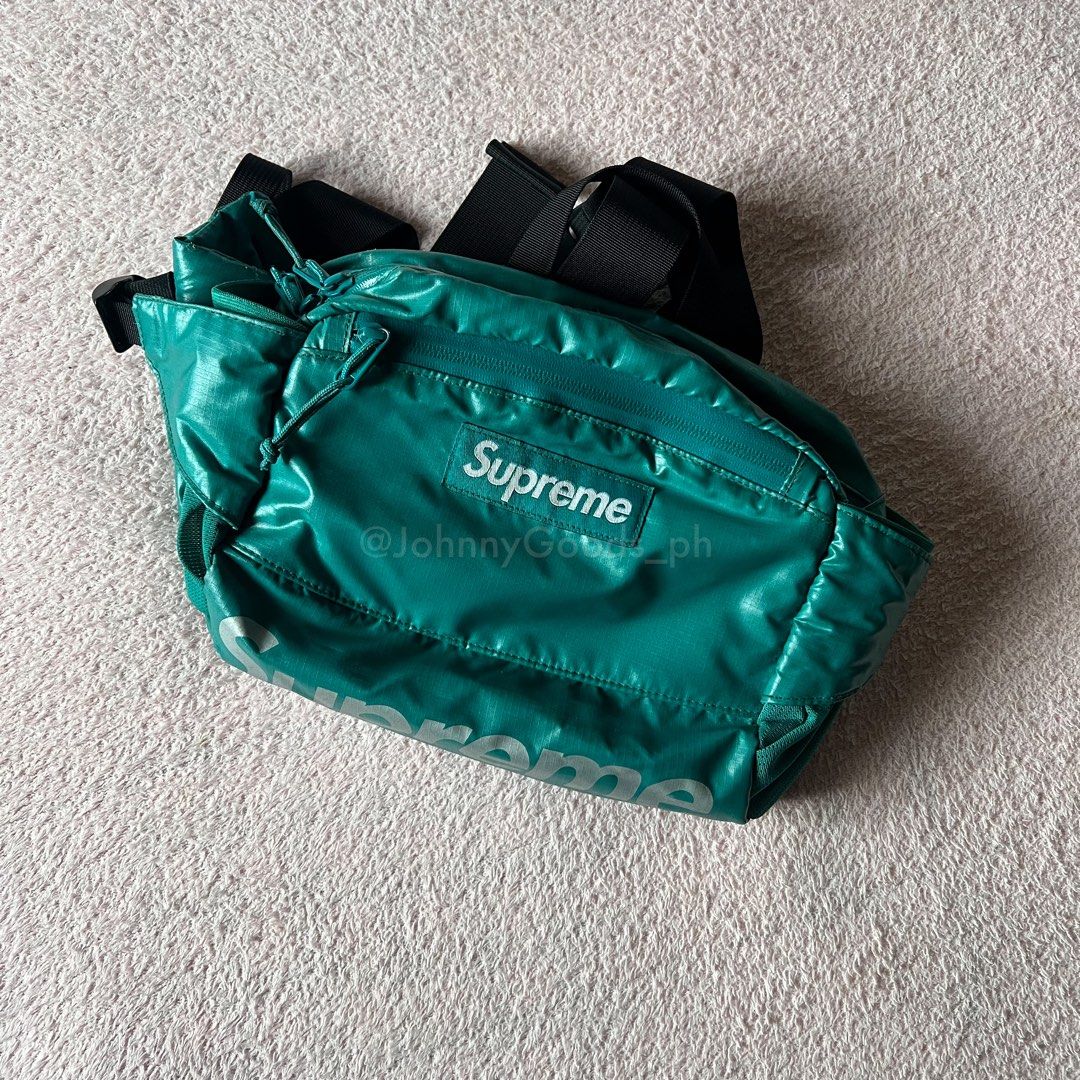 Supreme Waist Bag (Category: Belt bags, Clutches and Pouches) located in Cavite. Submitted by johnnygoods_ph (Listing ID 1460771348, Image 1). Description: visit johnnygoods_ph for more details signs of use (last 2 slide).