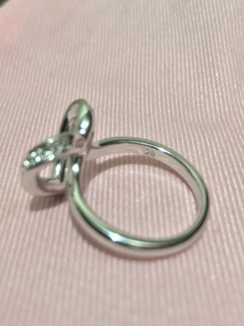 Swarovski Heart Ring (Category: Rings) located in Pasig City. Submitted by midnightsun08 (Listing ID 1460887754, Image 2). Description: Swarovski Heart Ring size 55 Guaranteed Authentic (See Stamped) Lost Box.