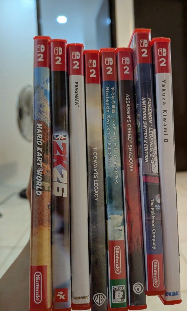 Switch 2 Bundle with Unit Warranty (Category: Nintendo) located in Pasay City. Submitted by bj.palencia (Listing ID 1460899681, Image 2). Description: Complete Nintendo Switch 2 Bundle + 8 Games + NYXI Hyperion 3 Controller Price: ₱45,300 (Fixed price for full bundle buyers) Condition: Good / Minor Worn Out Left Thumb Stick Everything is tested, fully functional, and well taken care of. Overall costs, ₱53,300. What’s Included: Nintendo Switch 2 C