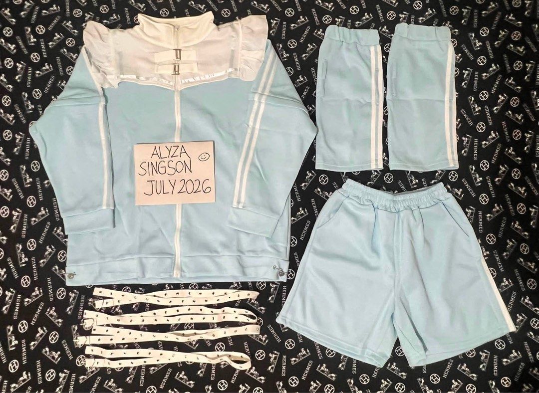 Tenshi Kaiwai set (size L) (Category: Coats, Jackets and Outerwear) located in Paranaque City. Submitted by robinluvr (Listing ID 1460735758, Image 1). Description: LFB/WTS preloved Tenshi Kaiwai set for ₱2000. Check pics for size chart and flaws! Reference pic at the end not mine. - L size on tag, fit is oversized, best fits L-2XL frames. Unbranded - used outside 2 times, condition is 8/10 with mostly unnoticeable flaws INCLUSIONS: jacket w/ det
