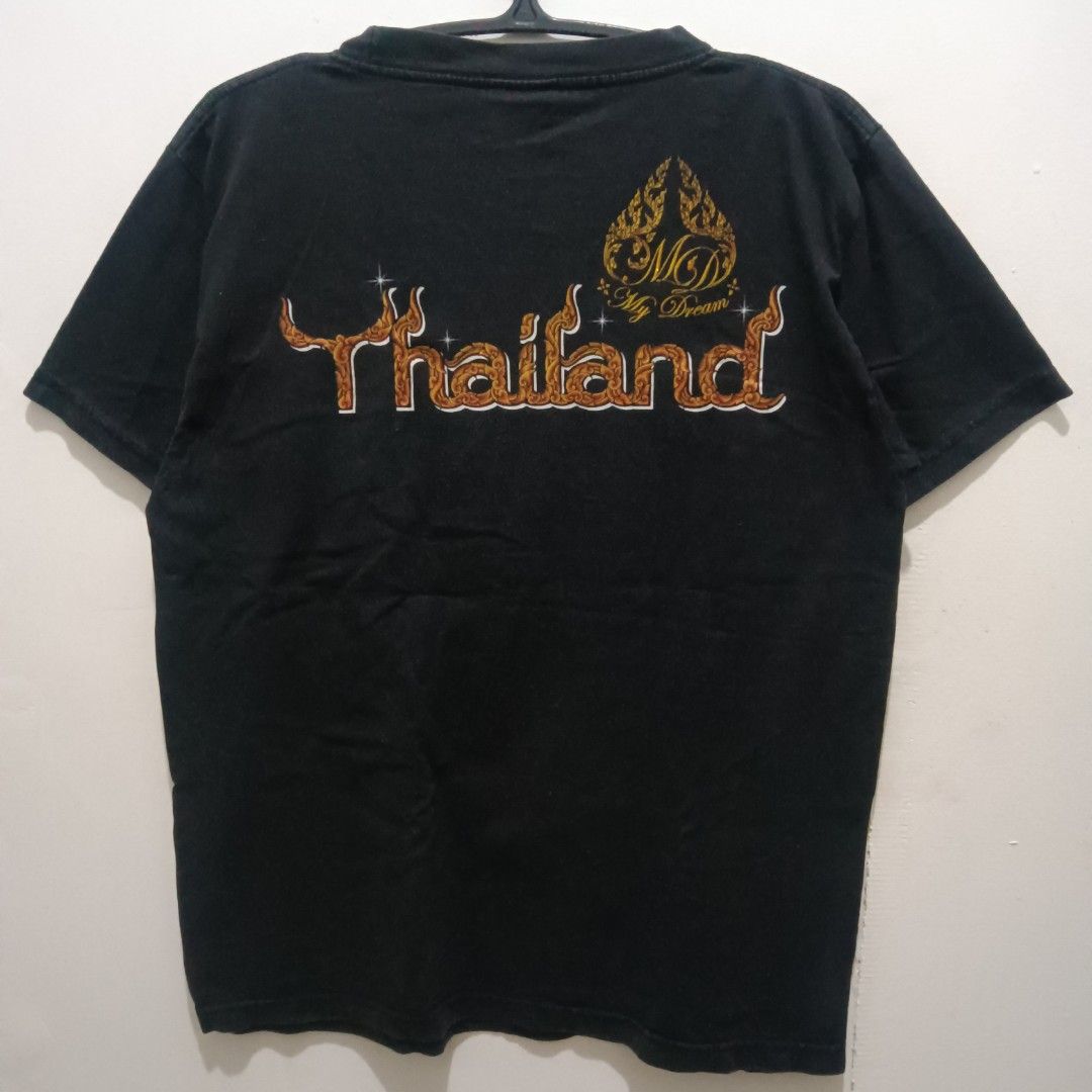 THAILAND Elephant Shirt (Category: Tshirts & Polo Shirts ) located in Quezon City. Submitted by jaychingsss (Listing ID 1460911296, Image 2). Description: Thailand Elephant Shirt - 150 20x26 With necktag (no side stitch) Color Rate: 9/10 Makapal Tela No issue NEED WASH.