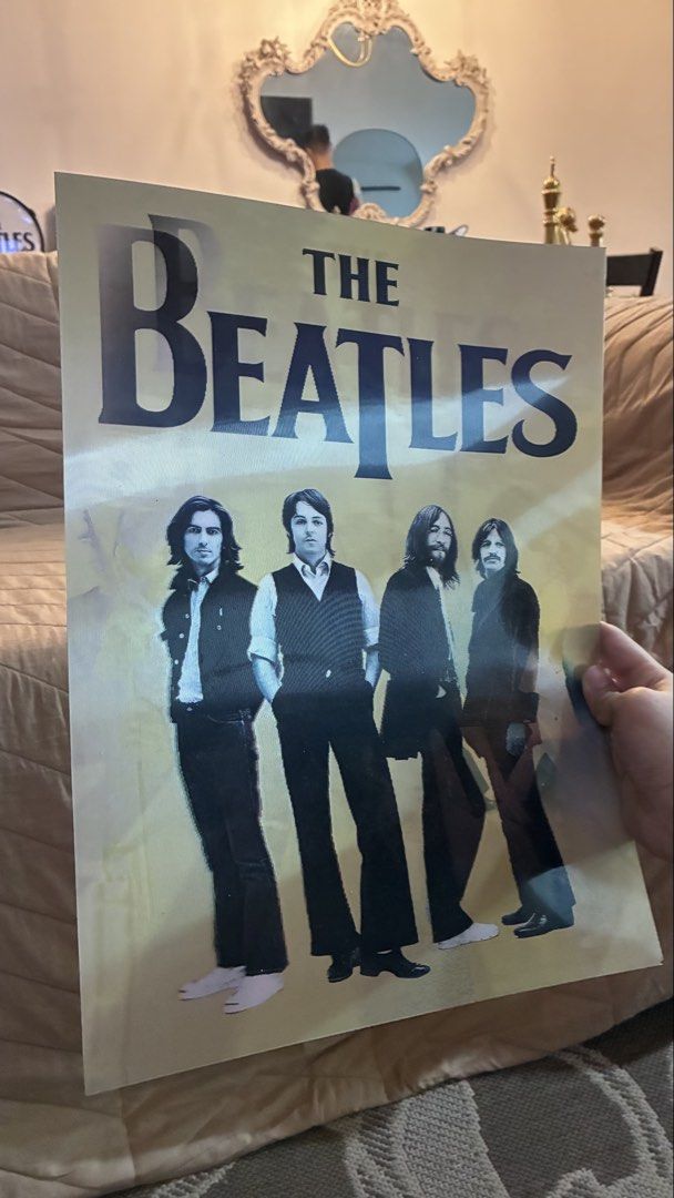 The Beatles lenticular poster (Category: Vintage Collectibles) located in Quezon City. Submitted by mistyshopph (Listing ID 1460856675, Image 3). Description: ✨ Vintage soul, changing with every angle. A little piece of The Beatles in a lenticular print—a retro collectible that reveals a different view as you move. 🎶💿.