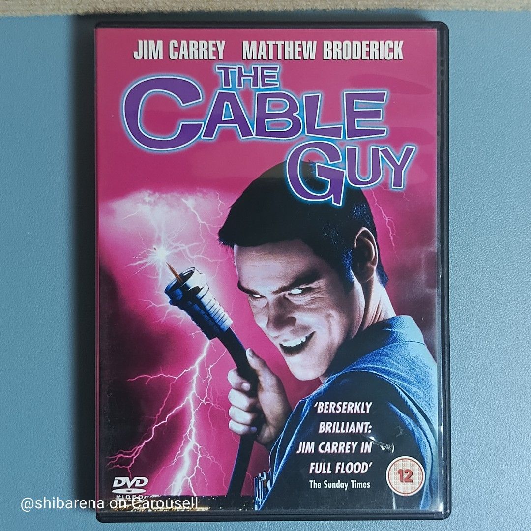 The Cable Guy DVD - Region 2 PAL (Category: CDs & DVDs) located in Cebu City. Submitted by shibarena (Listing ID 1460641256, Image 1). Description: - The Cable Guy DVD - Region 2 PAL (Pre-owned) - Starring Jim Carrey & Matthew Broderick - Hilarious 90s comedy film - Features a cable guy who becomes overly invested in a customer's life - Perfect for fans of classic 90s comedies ⚠️ Please ensure your DVD player supports Region 2 (PAL) before purcha