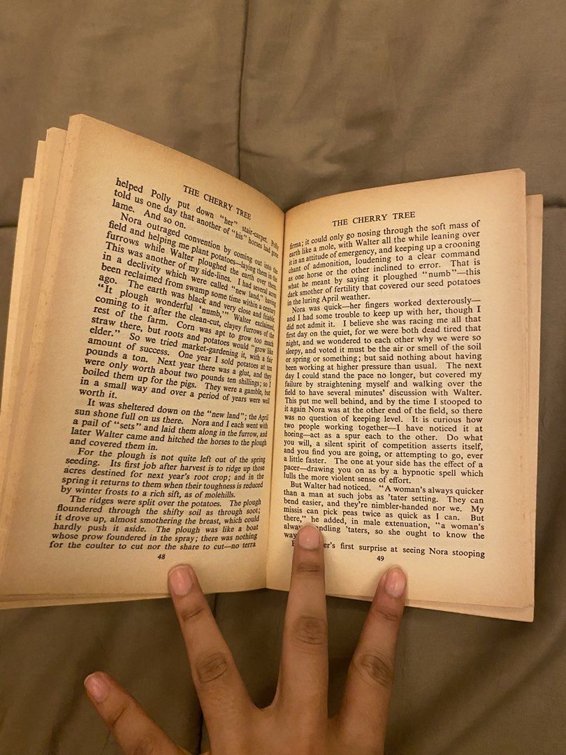The Cherry Tree by Adrian Bell - 20th Century Classics (Category: Storybooks) located in Caloocan City. Submitted by lienzonius (Listing ID 1460735127, Image 3). Description: - Title: The Cherry Tree by Adrian Bell - Series: 20th Century Classics - Introduction by: Humphrey Phelps - Condition: Pages yellowed with age, some wear on cover edges - Genre: Classic rural life story.