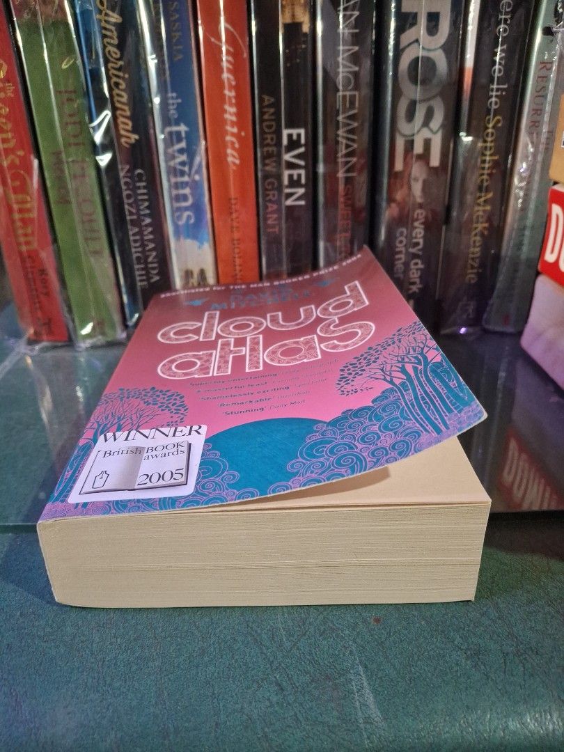 The cloud Atlas by David Mitchell (Category: Storybooks) located in Puerto Princesa. Submitted by beepbobib (Listing ID 1460779505, Image 3). Description: Please keep in mind that these are second-hand books, so kindly manage your expectations. ⭐️ I can send more pictures upon request. ⭐️ Payment-first policy. ⭐️ No rush shipping, please. ⭐️ The miner will shoulder the shipping fee (SF). Our courier is J&T ⭐️can do meet up in : SM Puerto Princesa