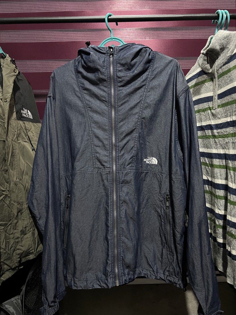 The North Face Nylon Denim Compact Jacket (Category: Coats, Jackets and Outerwear) located in Lamut. Submitted by joshthrift (Listing ID 1460818514, Image 1). Description: 29x23.