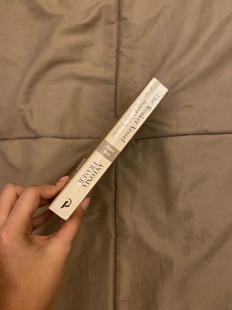 The Weaker Vessel Part One by Antonia Fraser (Category: Storybooks) located in Caloocan City. Submitted by lienzonius (Listing ID 1460734607, Image 2). Description: - Title: The Weaker Vessel Part One - Author: Antonia Fraser - Format: Paperback - Subject: A Woman's Lot in Seventeenth Century England - Ideal for: History buffs and those interested in historical studies..