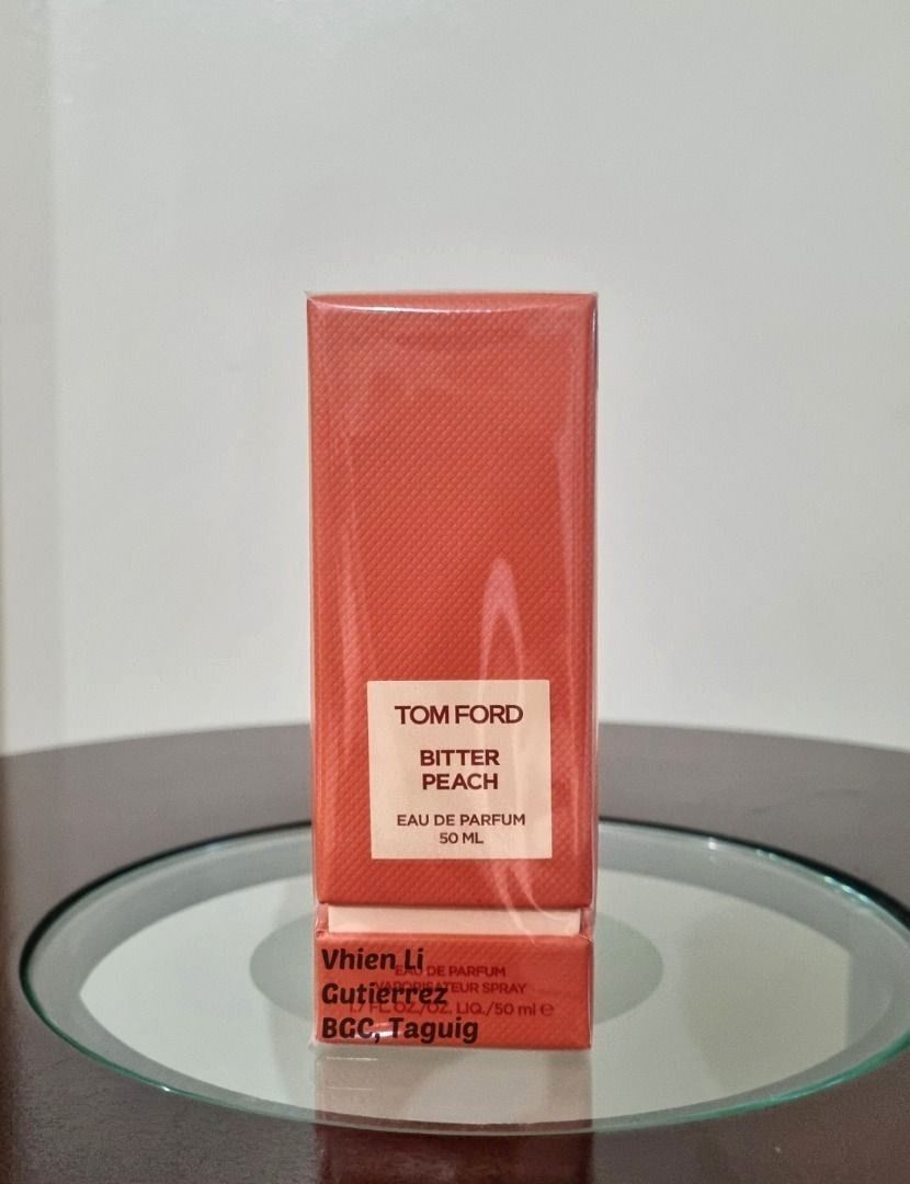 Tom Ford Bitter Peach (Category: Fragrance & Deodorants) located in Taguig. Submitted by vhienparfumerie (Listing ID 1460828740, Image 1). Description: Tom Ford Bitter Peach 50ml, EDP. Brand new, sealed. .