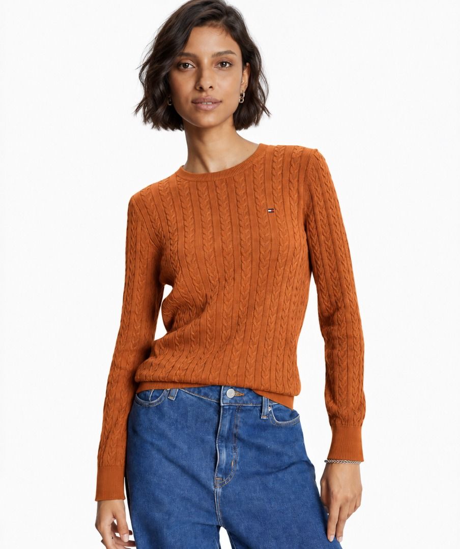 Tommy Hilfiger Cable Knit Crewneck Sweater (Category: Longsleeves) located in Pasig City. Submitted by shopsmart.mnl (Listing ID 1456566839, Image 1). Description: No issue and in very good condition XS in tag can fit S .