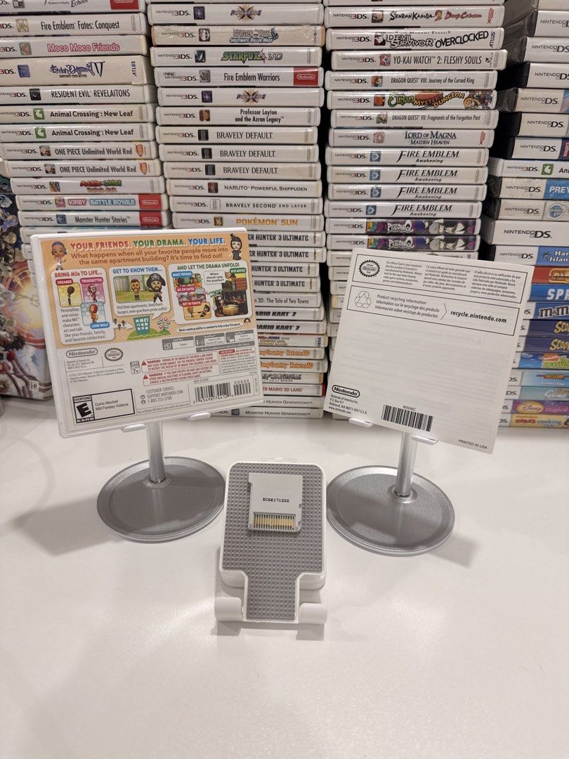 Tomodachi Life 3DS/2DS Game (Category: In-Game Products) located in Baliuag. Submitted by mostlyaboutnintendo (Listing ID 1460912778, Image 2). Description: 📌 https://linktr.ee/mostlyaboutnintendo 📢 COMPLETE IN CASE AND MANUAL/s ✔️ Authentic ✔️ Mabilis ma-read mismong cartridge ✔️ Guaranteed tested and working ✔️ Will always send tested pics before ship out ✔️ Clean Pins ✔️ US Version Tomodachi Life is a fun life-simulation game where you creat