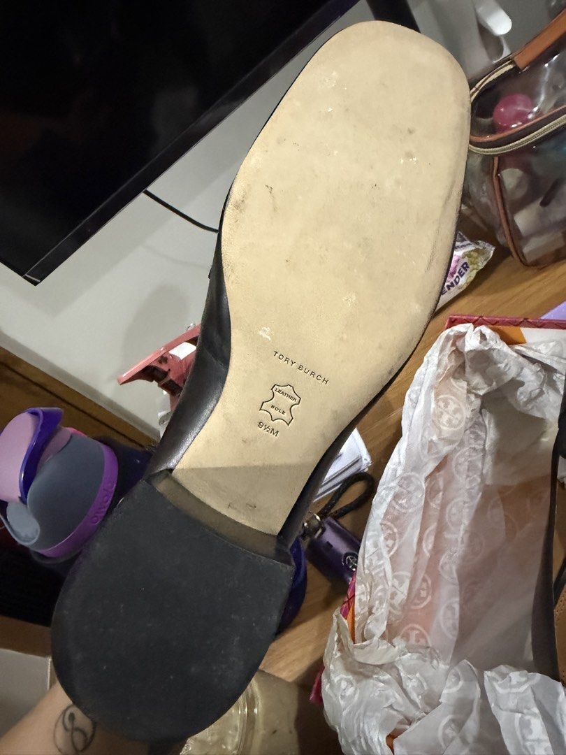 Tory Burch black loafers (Category: Loafers) located in Marikina City. Submitted by annannevangelista (Listing ID 1460879956, Image 3). Description: For Sale: Tory Burch Loafers – Brand New / Never Used 👞✨ Authentic-looking black Tory Burch loafers in US Size 9.5. ✔️ Never been used ✔️ Brand new condition ✔️ Classic black crocodile-embossed design ✔️ Comes with original box and packaging ✔️ Style No. 137837 ✔️ Perfect for work, events, or everyd