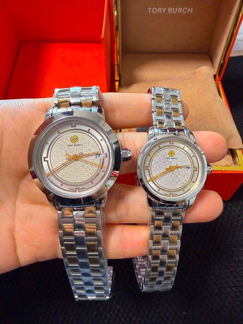 TORY BURCH THREE HAND TWO TONE WOMEN DIAL AUTHENTIC WATCH (Category: Women's Watches) located in Quezon City. Submitted by watchme_authentic2 (Listing ID 1460746388, Image 3). Description: TOTY BURCH AUTHENTIC WATCH‼️💯 COMPLETE INCLUSIONS! JAPAN DIAL‼️ AVAILABLE IN TWO SIZES! .