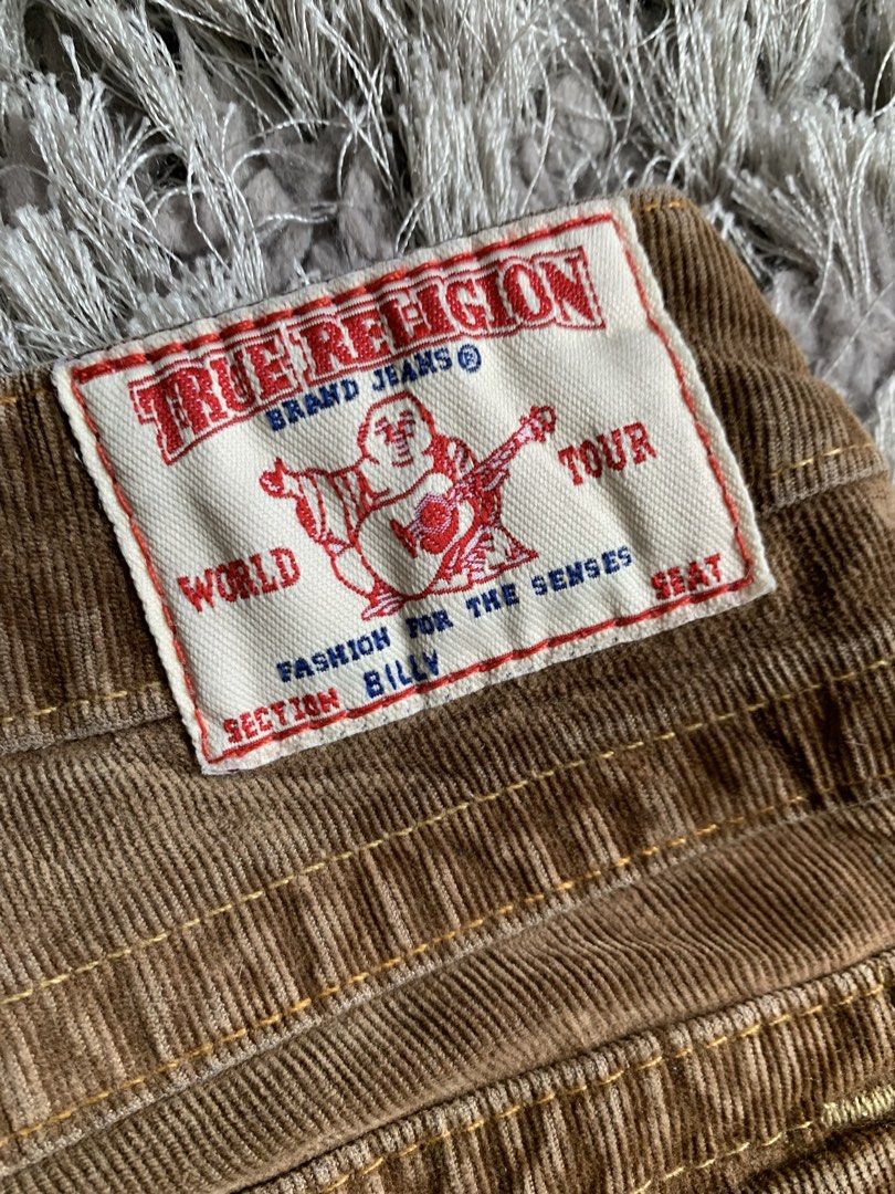 True Religion Billy Corduroy Jeans (Category: Jeans) located in Cagayan de Oro. Submitted by densho69 (Listing ID 1460718873, Image 3). Description: Waist: 25-26 Length: 40 Condition: 9/10 Color rate: 9/10 Issue: need wash.