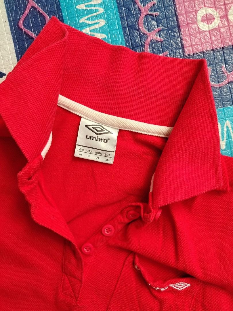 Umbro | For Women (Category: Shirts) located in Dasmarinas. Submitted by amthriftmixph.2001 (Listing ID 1460724025, Image 2). Description: BRAND: Umbro | For Women SIZE: Small DIMES: 16.5" Width x 22 - 23" Length CONDITION: 9/10 COLOR RATE: 9/10 TAGS: With Brand Tags ISSUE: None.