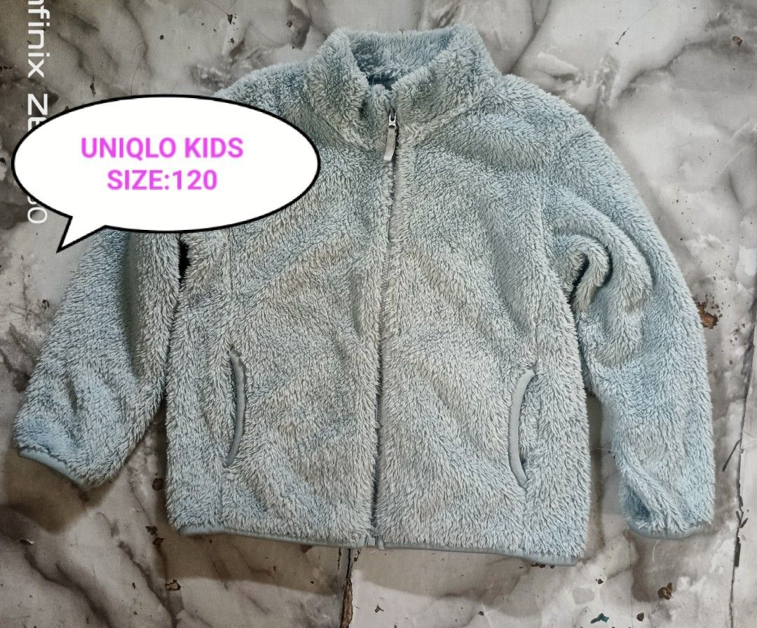 UNIQLO FLEECE JACKET 120 (Category: Babies & Kids Fashion) located in Quezon City. Submitted by ahyazheabea (Listing ID 1460914831, Image 1). Description: .