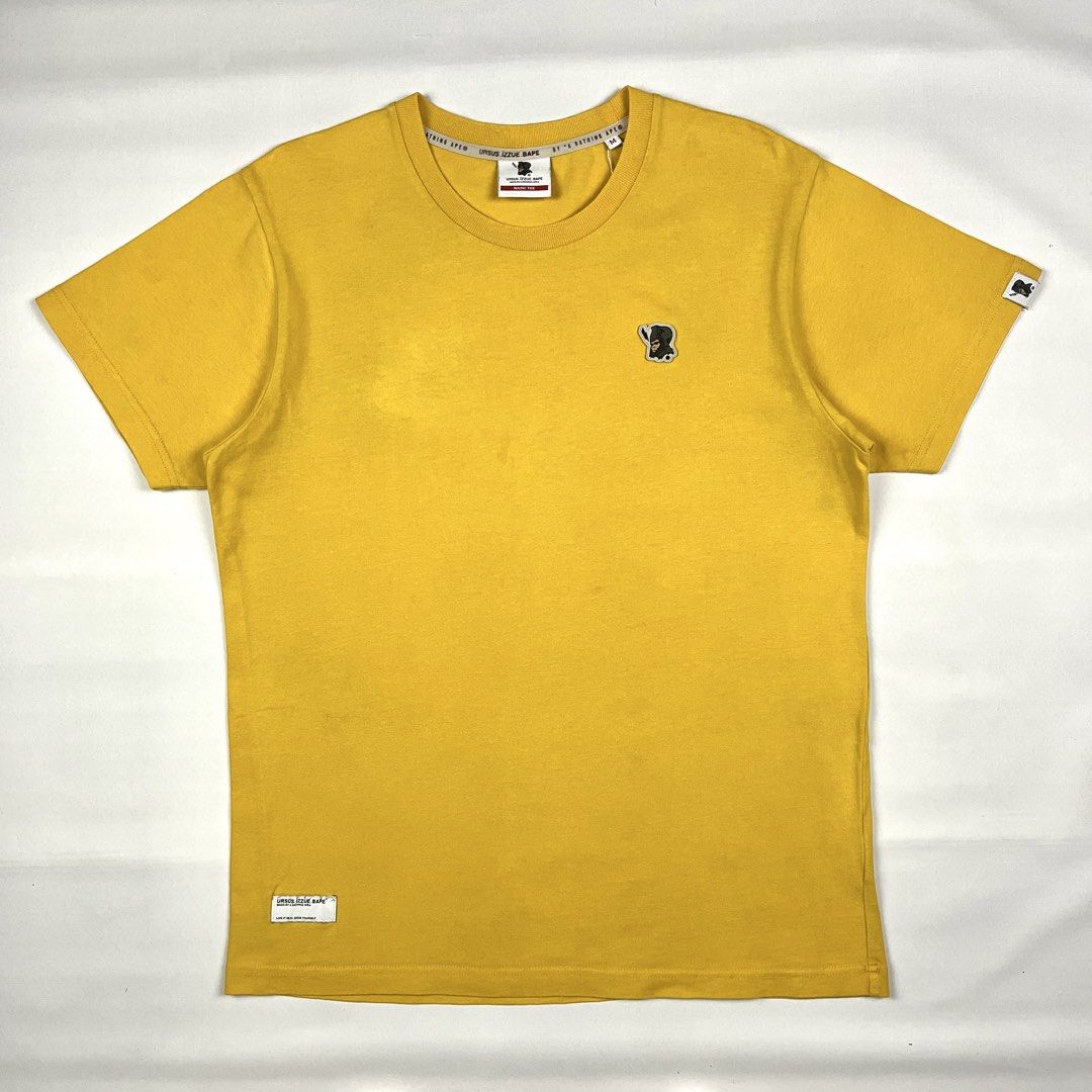 Ursus Izzue x Bape by A Bathing Ape Tee (Category: Tshirts & Polo Shirts ) located in Puerto Princesa. Submitted by paradise5300 (Listing ID 1460778142, Image 1). Description: Ursus x Bape by A Bathing Ape Tee SHIRT IS NOT DIRTY, COLOR MAY VARY DUE TO ITS LIGHTING Tagged Size: Medium Dimensions inches length: 26.7 inches width: 19.5 Condition: Excellent Color rate: 9.3 Flaws: None 699 shipping fee is not yet included. .