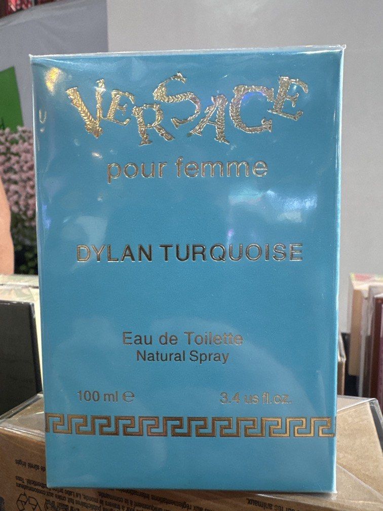 VERSACE DYLAN TURQUOISE EDT (Category: Fragrance & Deodorants) located in Quezon City. Submitted by makescentsmnl (Listing ID 1460811859, Image 1). Description: 🇺🇸Our perfumes are sourced as US mall pull-outs, usually from excess stocks, older inventory released at a much lower price than regular mall retail. ✨ Searchable batchcodes They may come from older batches. Others may also have slight box imperfections, packaging differences. PLEASE RE