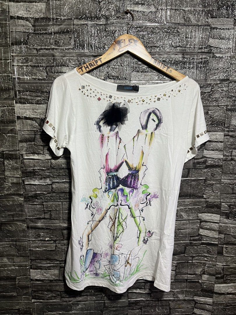 Versace Versus Shirt (Category: Luxury Apparel) located in Manila. Submitted by flex_curation (Listing ID 1460877477, Image 1). Description: 19x27 IN VERY GOOD CONDITION AND IN PRESENTABLE CONDITION BACOOR CAVITE LOC.