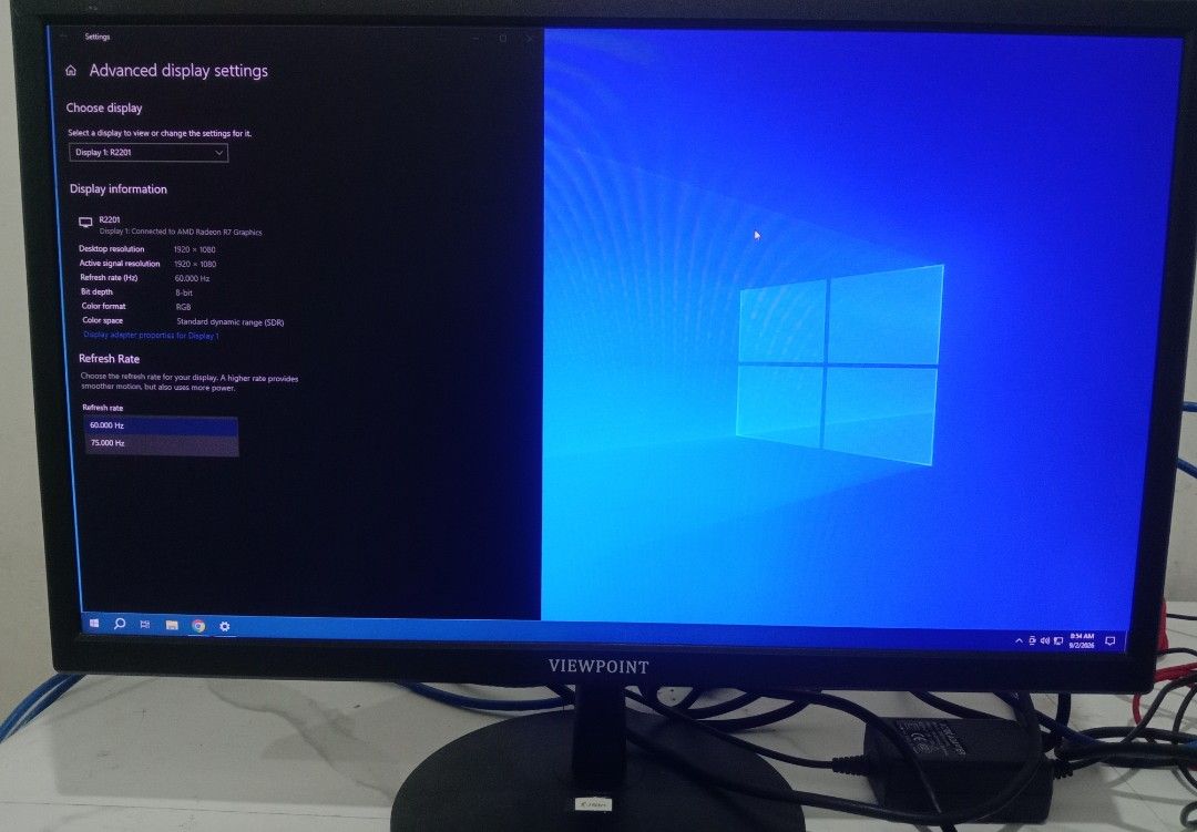 Viewpoint 22-inch 1920x1080 Monitor (Category: Desktops) located in Bulacan. Submitted by romil0704961168 (Listing ID 1460824607, Image 1). Description: - Viewpoint Monitor - 22-inch screen size - 1920x1080 Full HD resolution - Ideal for everyday use and gaming.