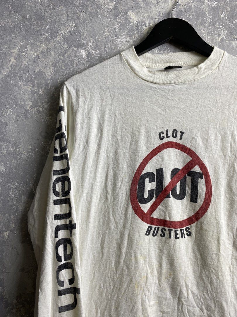 Vintage 80s Clot Busters (Category: Tshirts & Polo Shirts ) located in Pasig City. Submitted by lumangkamisa (Listing ID 1460769848, Image 3). Description: Anvil Medium tag but fits small.