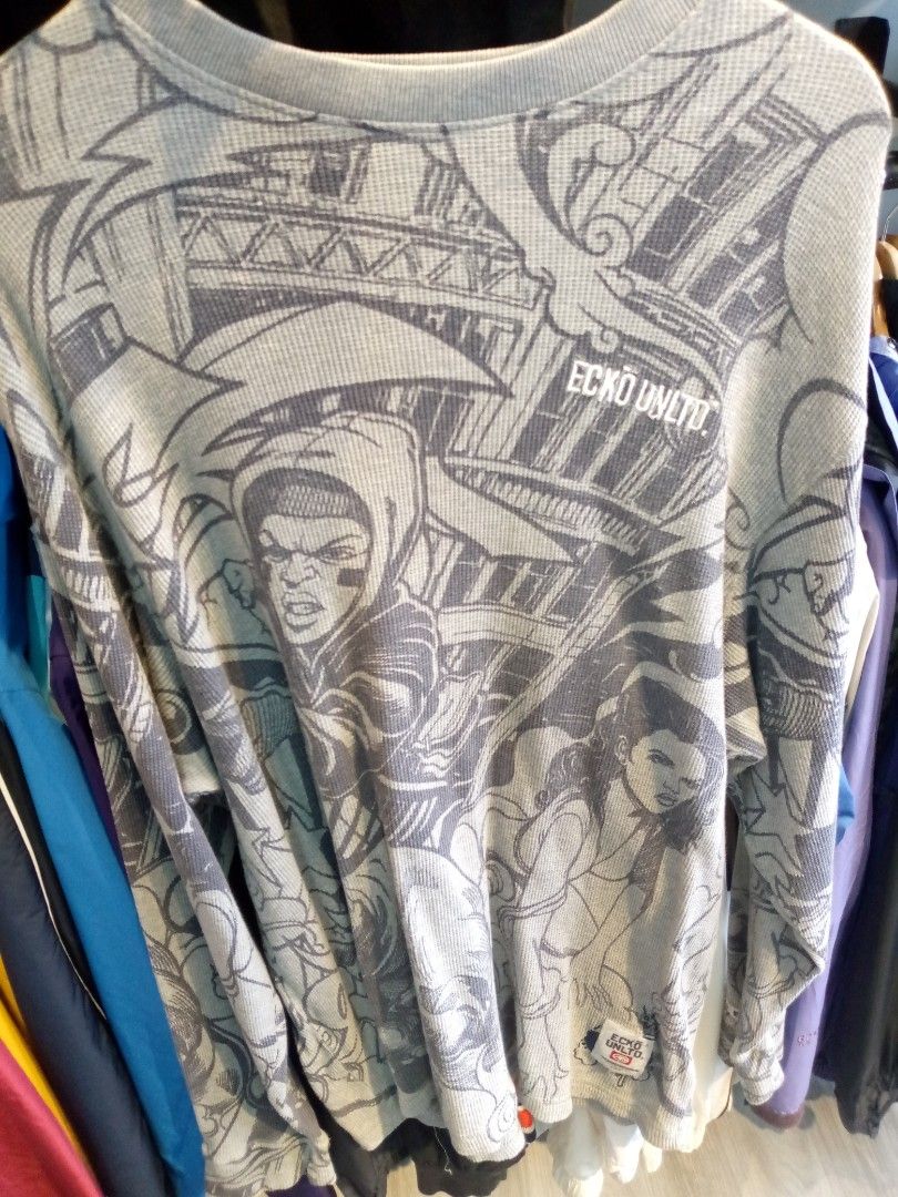 Vintage Ecko AOP Sweatshirt (Category: Coats, Jackets and Outerwear) located in Dipolog. Submitted by street_value (Listing ID 1460654436, Image 2). Description: Size XL No issue.