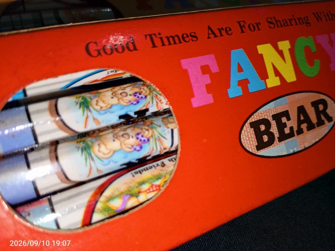 Vintage Fance Bear Pencils (Category: Vinyls) located in Davao. Submitted by banana.pancake (Listing ID 1460902699, Image 2). Description: 70 each box Brand new pencils.
