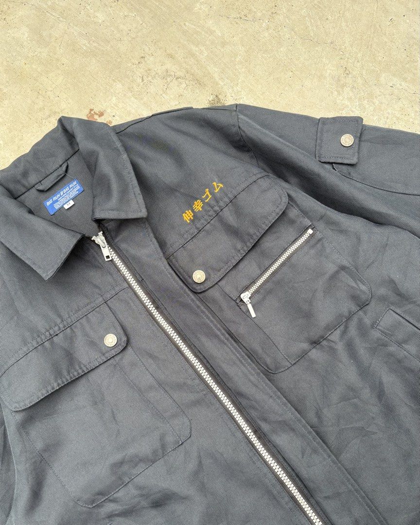 Vintage Japanese Navy Blue Work Jacket (Category: Coats, Jackets and Outerwear) located in Calamba. Submitted by lyrons.wardrobe (Listing ID 1460807518, Image 3). Description: 23x25 Pristine condition.