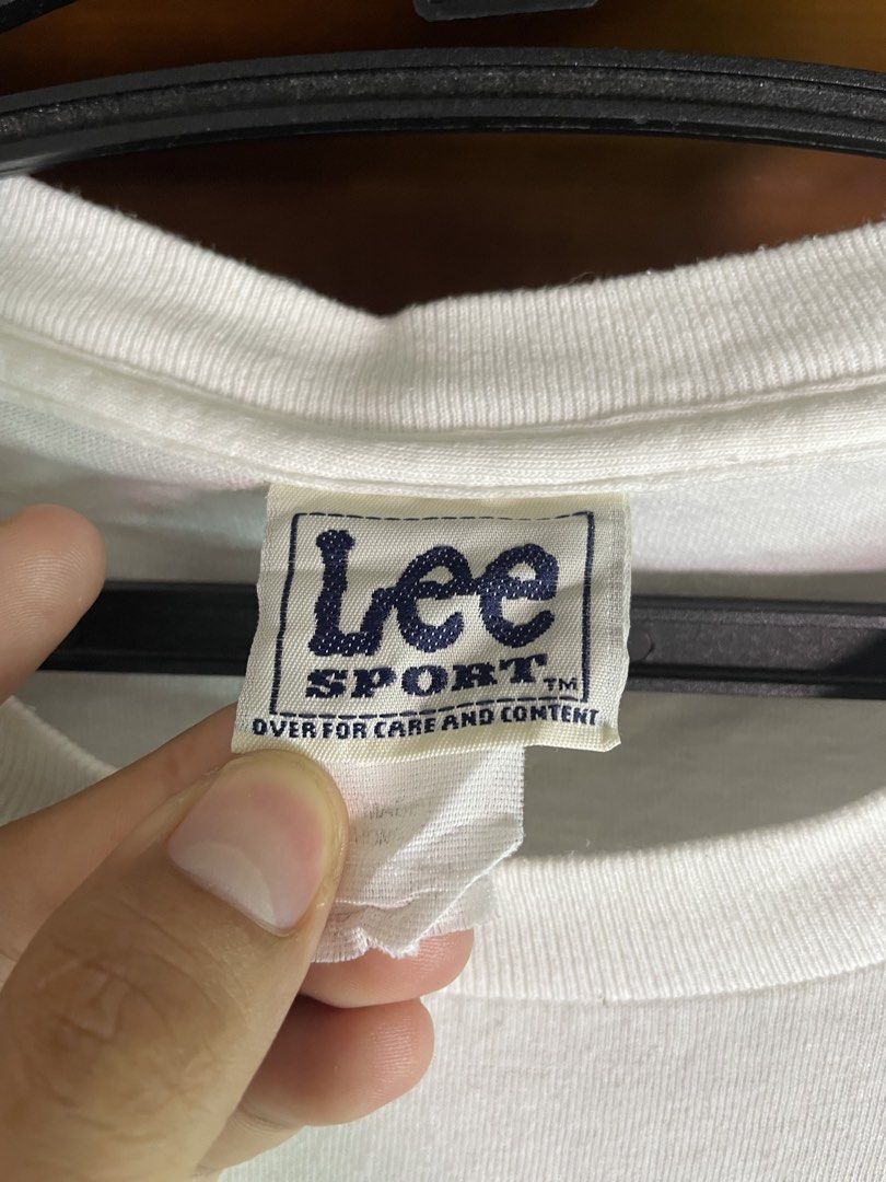 VINTAGE LEE (Category: Tshirts & Polo Shirts ) located in Davao. Submitted by the_rare_hustla (Listing ID 1460721456, Image 3). Description: LEE SPORT Issue None Need Wash Only Color rate 10/10 Width - 25 Length - 30 Size L on tag Fit To XL-2XL Dm If Interested!.