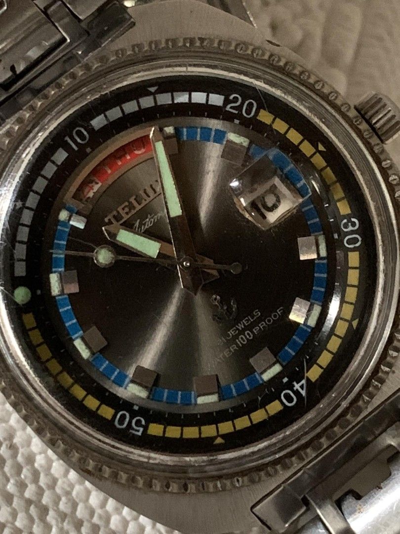Vintage Telux watch (Category: Men's Watches) located in Cebu City. Submitted by vj_timepieces (Listing ID 1460736903, Image 2). Description: no issue good condition working condition.