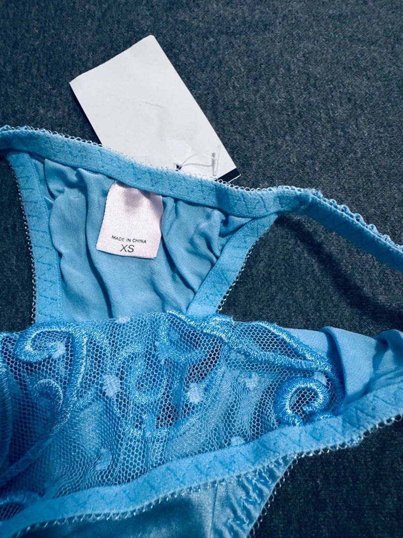 VS blue silk thong S (Category: Undergarments & Loungewear) located in San Jose. Submitted by 99ners (Listing ID 1460754066, Image 3). Description: .