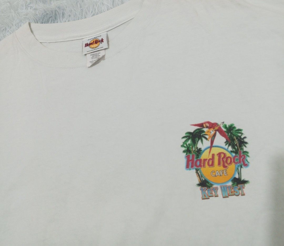 Vtg Hard rock cafe Key west florida (Category: Tshirts & Polo Shirts ) located in Dagupan City. Submitted by old_soul_finds.ph (Listing ID 1460890933, Image 3). Description: Dimensions : L32 x W26 Color Rate : 9.5 / 10 Issues : ❌ Excellent condition Mine for only ₱500 📍Loc : Pangasinan MOP : Gcash MOD : J&T express / Ava pasabay if around Pangasinan.