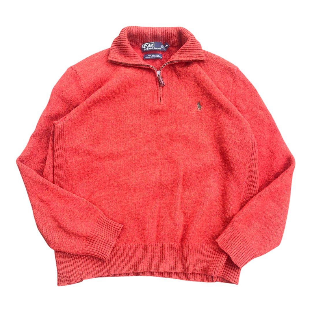 Vtg Polo RL lambwool qzip (Category: Coats, Jackets and Outerwear) located in Bacoor. Submitted by 4103archivalgarmentph (Listing ID 1460874268, Image 1). Description: Issue: hole kayo na magrepair 21w 27L In good condi yung wool.