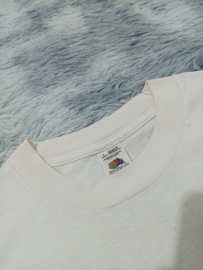 Vtg Rachel's tee (Category: Tshirts & Polo Shirts ) located in Dagupan City. Submitted by old_soul_finds.ph (Listing ID 1460875103, Image 3). Description: Dimensions : L30 x W23 Color Rate : 8 / 10 Issues : Pinholes Good condition Mine for only ₱600 📍Loc : Pangasinan MOP : Gcash MOD : J&T express / Ava pasabay if around Pangasinan.