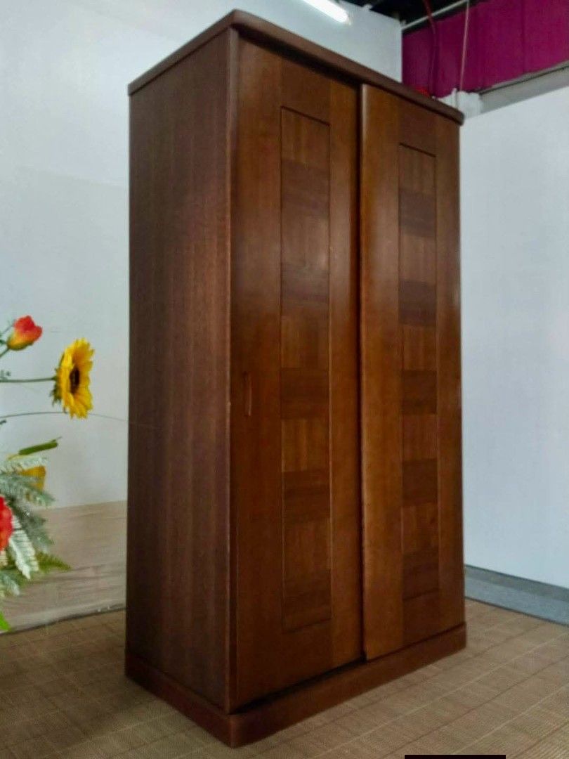 Wardrobe (Category: Shelves, Cabinets & Racks) located in Meycauayan. Submitted by marygracecasimiro (Listing ID 1460904604, Image 3). Description: SOLID WOOD Sliding Wardrobe 45”L x 23”W x 80”H Php 14,500💚.