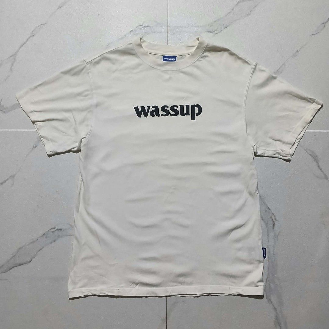 Wassup Tee (Category: Activewear) located in Manila. Submitted by thriftinefolife (Listing ID 1460847166, Image 1). Description: Wassup Tee ‎XL On Tag ‎21.5x29.