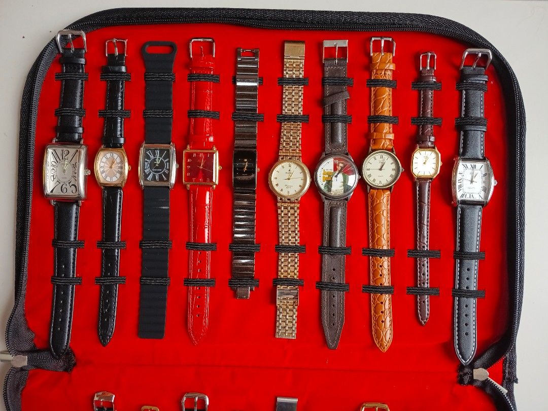 WATCH LOT 18 PCS TESTED (Category: Men's Watches) located in Manila. Submitted by watch_enthusiast809 (Listing ID 1460781552, Image 2). Description: Price: ₱1,500 (Fix / Last price na po) Selling aspack / bundle lang po, hindi pwede per piece. Perfect for resellers! Details: * Quantity: 18 pcs assorted fashion/quartz watches * Condition: Working and running fine as of posting. Obvious signs of wear like scufs, scratches etc... Terms of Sale: * AS