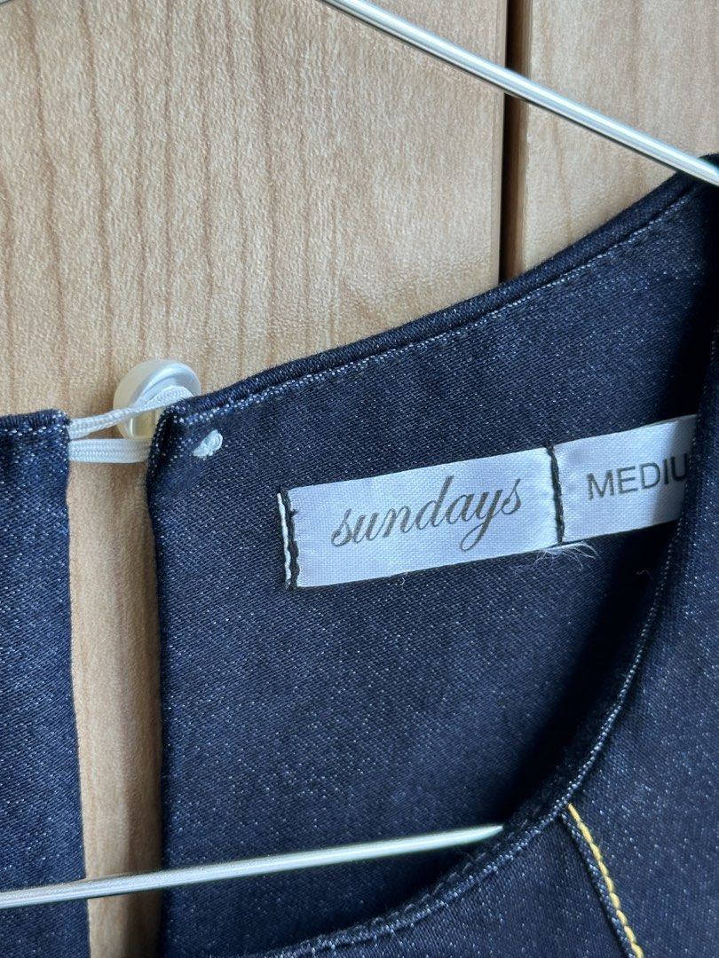 Wear Sundays Denim Top (Category: Sleeveless) located in Pasig City. Submitted by she__sells__ (Listing ID 1460735134, Image 2). Description: - Used only a couple of times - Perfect for casual wear or date nights ✨ - Price negotiable 🤝.