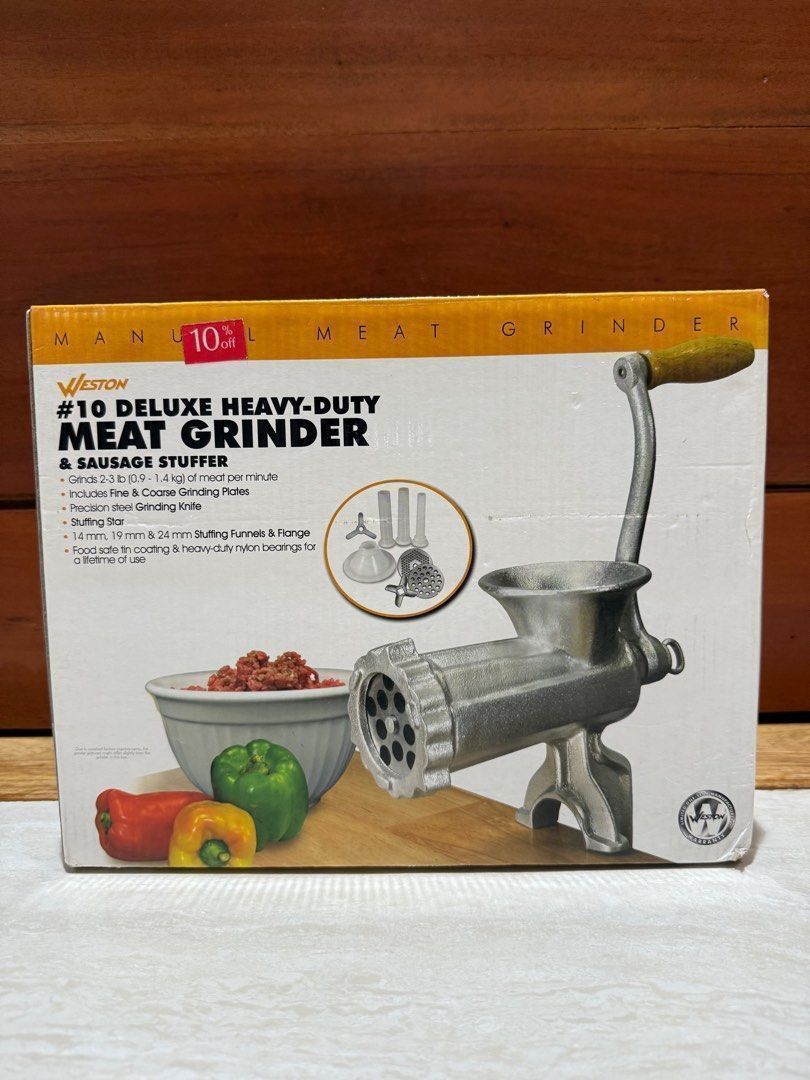 Weston Manual Meat Grinder & Sausage Stuffer (Category: Other Kitchenware & Tableware) located in Manila. Submitted by shopforprelovedclothes (Listing ID 1460730384, Image 1). Description: .