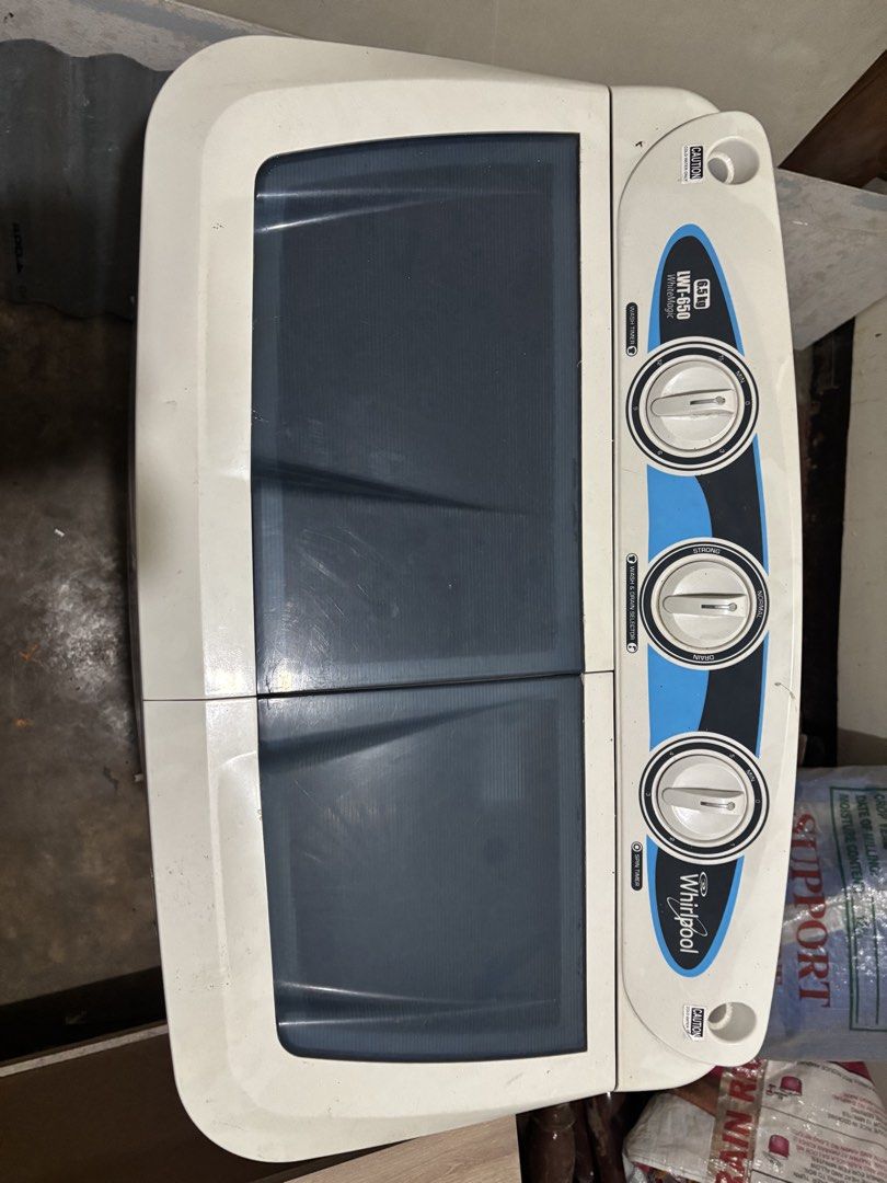 Whirlpool 2 Way Washing Machine (Category: Cleaning Tools & Supplies) located in Las Pinas. Submitted by whoshotcupid (Listing ID 1460891033, Image 2). Description: 6.5 kg 2 Way (Washer and Dryer) Lightly Used .