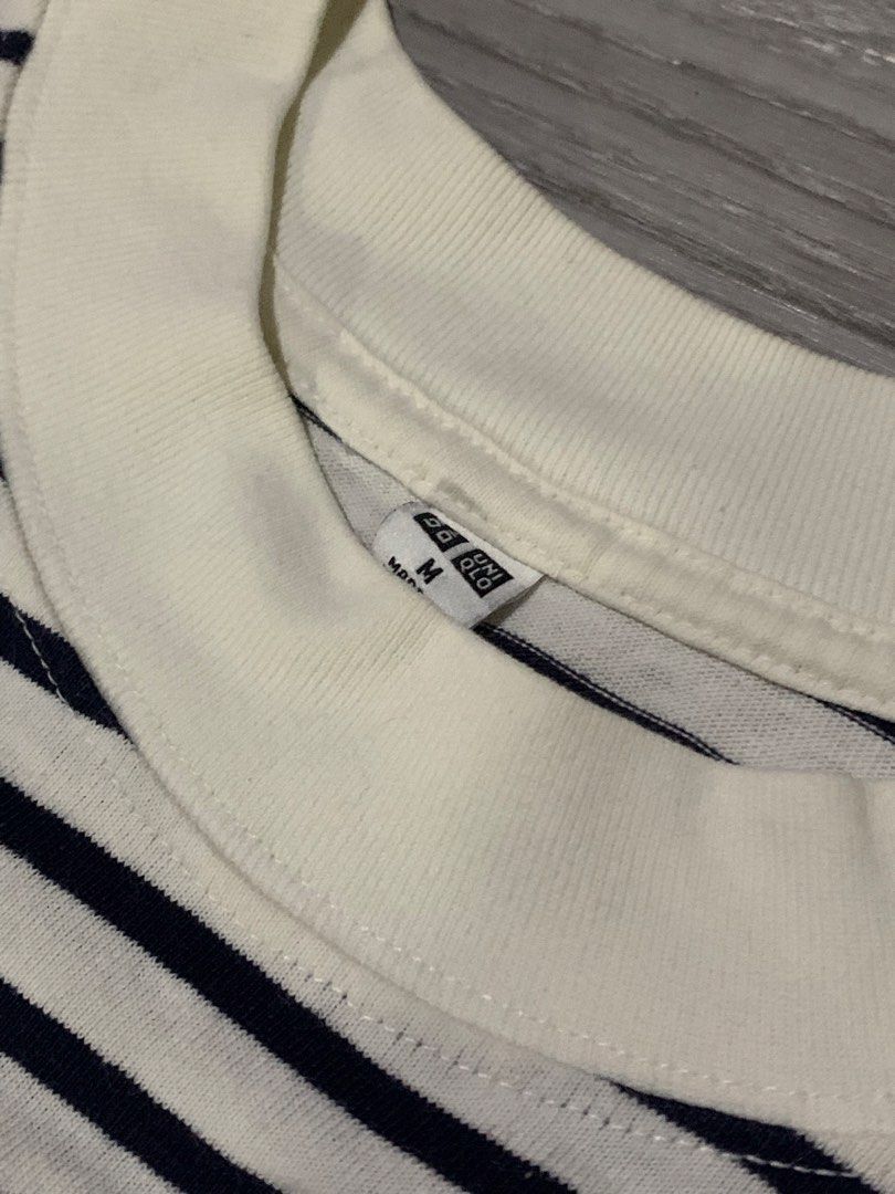 Womens Uniqlo Striped TShirt (Category: Shirts) located in Makati City. Submitted by bastiolarteee (Listing ID 1460868661, Image 2). Description: No issues.