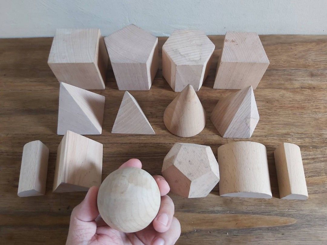 WOODEN GEOMETRIC 3D SHAPES (Category: Educational & Learning Toys) located in Bulacan. Submitted by nansantiago (Listing ID 1460896193, Image 3). Description: WOODEN GEOMETRIC 3D SHAPES 🏷️ ₱200 take all‼️ 📍 Location: Plaridel, Bulacan 💸 Mode of Payments: Gcash / BPI 📦 Pick-up / Ship 🚚 Couriers : Flash Express / SPX / Lalamove.