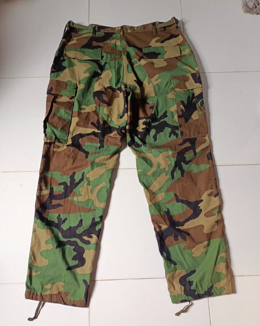Woodland camou combat trouser (Category: Trousers) located in Asingan. Submitted by arnelpalaris8 (Listing ID 1460798322, Image 3). Description: Woodland combat trouser Large-Regular 34-38 waistline 44 length 8.5 inch hem BRANDNEW CONDITION PM ME.