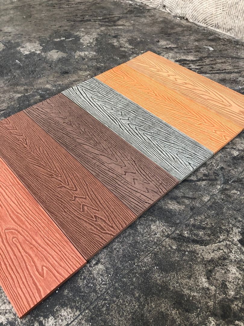 WPC Solid Wood Planks - Various Colors (Category: Construction & Building Materials) located in Manila. Submitted by yutopdecor.23 (Listing ID 1460716400, Image 3). Description: - Solid wood planks by Yutop Decoration Corp. - Available Colors: Red Wood, Light Grey, Light Teak, Teak, Walnut, Coffee - Dimensions: 138mm (width) x 10mm (thickness) x 2.9mtrs (length) - Ideal for gate and wall cladding - Durable and stylish finish for your renovation -