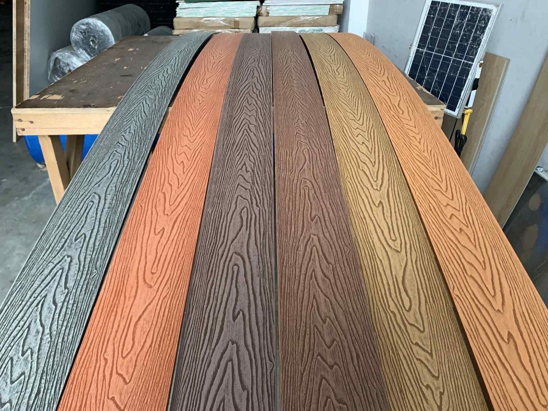 WPC Solid Wood Planks - Various Colors (Category: Construction & Building Materials) located in Manila. Submitted by yutopdecor.23 (Listing ID 1460716400, Image 2). Description: - Solid wood planks by Yutop Decoration Corp. - Available Colors: Red Wood, Light Grey, Light Teak, Teak, Walnut, Coffee - Dimensions: 138mm (width) x 10mm (thickness) x 2.9mtrs (length) - Ideal for gate and wall cladding - Durable and stylish finish for your renovation -