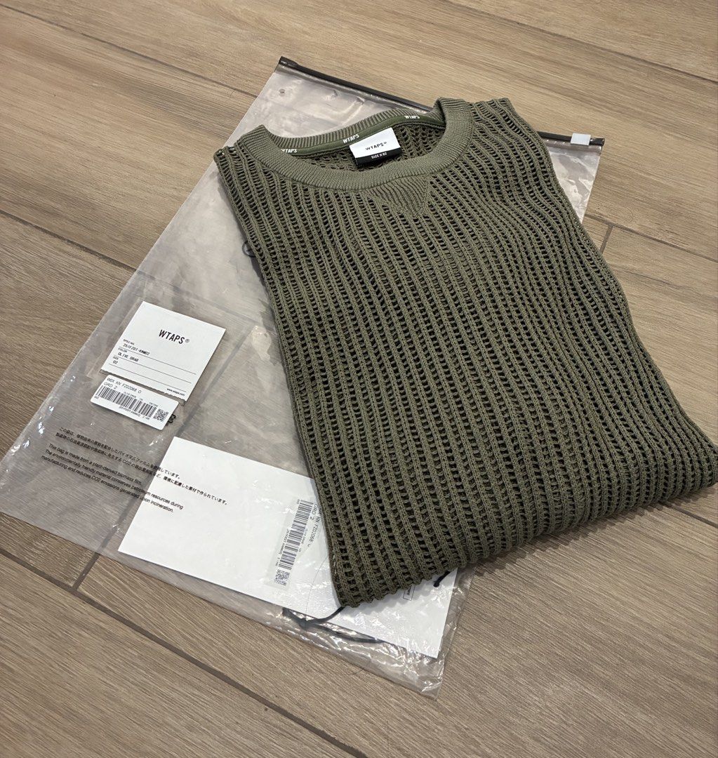 WTAPS GHILL / SWEATER / COTTON 25SS, 男裝, 上身及套裝, T-shirt