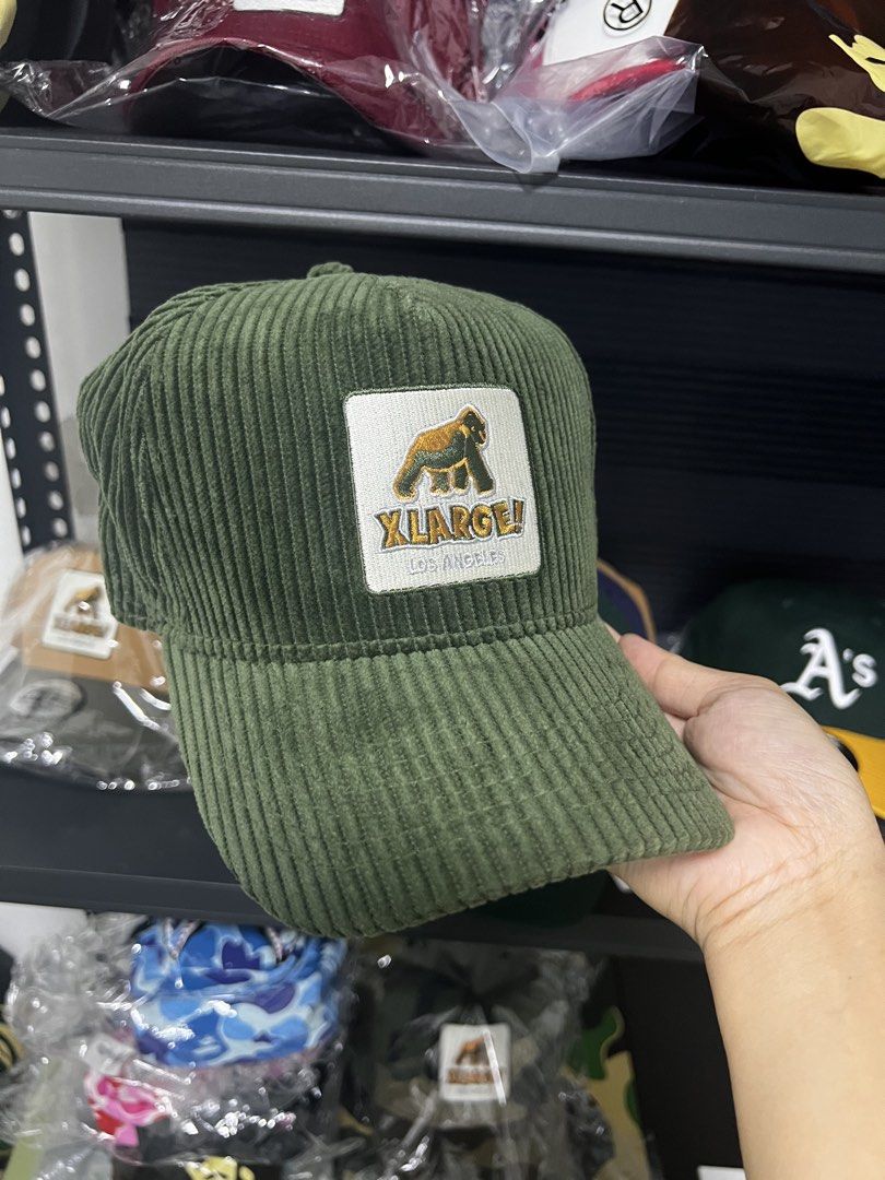 Xlarge Cap D-Frame (Category: Caps & Hats) located in Cavite. Submitted by ziicollections (Listing ID 1455193930, Image 2). Description: ‼️ Price before 5000 ‼️ 📣clearance sale - xlarge cap - d-frame - corduroy - green - brand new with tags - japan released .